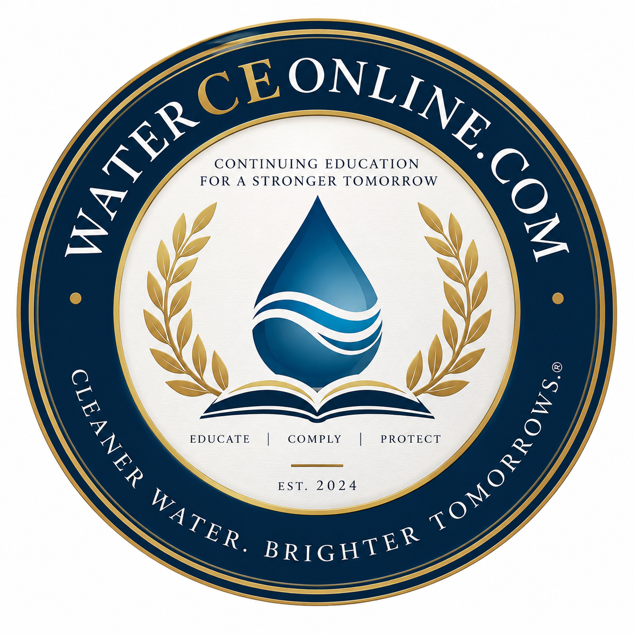 Water CE Online provider seal